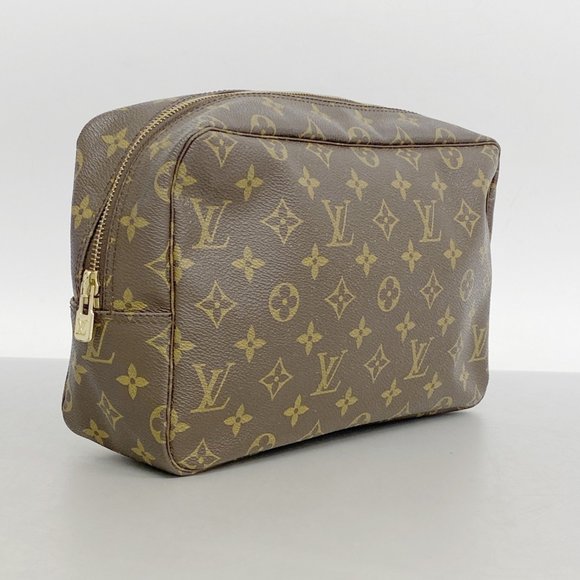 Louis Vuitton Monogram True Toilet Wallet 28 M47522 Brown Women's Pouch - Picture 2 of 10